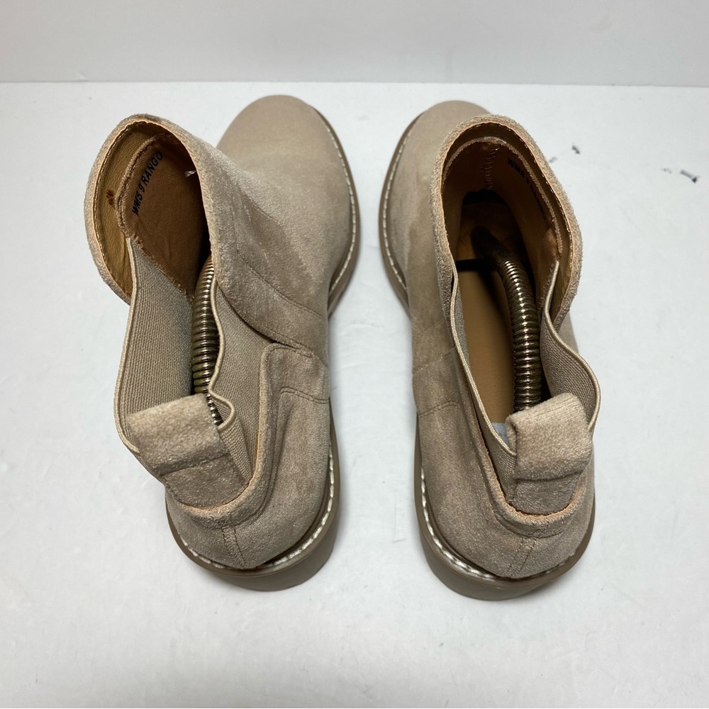 Dolce Vita Rango Faux Suede Ankle Boots Wedge Booties Lug Sole Women’s Size 9 - Picture 5 of 14